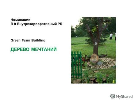 Номинация B 9 Внутрикорпоративный PR Green Team Building ДЕРЕВО МЕЧТАНИЙ.