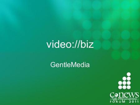 Video://biz GentleMedia. Описание проекта GentleMedia разрабатывает видео- сервисы для B2B и B2C рынков. video://biz создан для управления корпоративным.