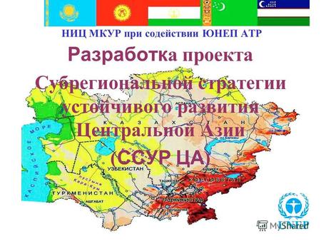 НИЦ МКУР при содействии ЮНЕП АТР Разработк а проекта Субрегиональной стратегии устойчивого развития Центральной Азии ( ССУР ЦА )