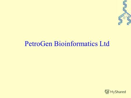 PetroGen Bioinformatics Ltd. Versuche über Pflanzen-Hybriden (1865) von Gregor Mendel. Gregor Johann Mendel, 18221884 PetroGen Bioinformatics Ltd.