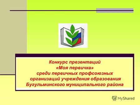 Конкурс презентаций «Моя первичка» среди первичных профсоюзных организаций учреждения образования Бугульминского муниципального района.