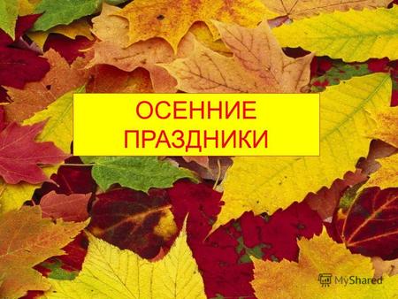 ОСЕННИЕ ПРАЗДНИКИ. 1 сентября 1 октября 4 ноября День воинской славы России или День народного единства.