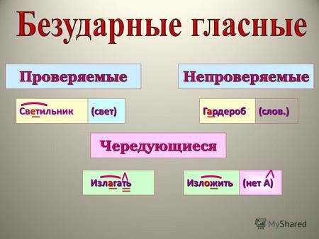 Чередующиеся Светильник (свет) Гардероб (слов.) Излагать Излагать Изложить (нет А)