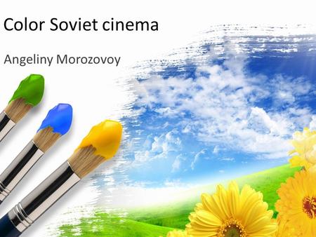  Color Soviet cinema 