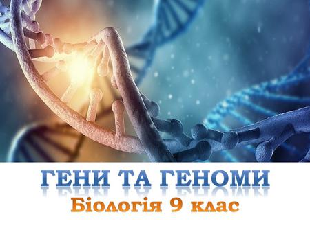 У живих організмів гени закодовані в ланцюгах ДНК. ДНК (дезоксирибонуклеїнова кислота) є полімером з чотирьох типів нуклеотидів, кожен з яких складається.