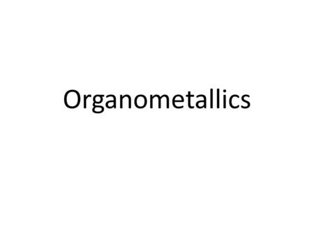 Organometallics. Electron Counting in the D block Link.