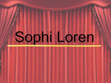 Sophi Loren Софи Лорен