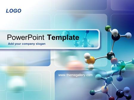 LOGO PowerPoint Template   Add your company slogan.