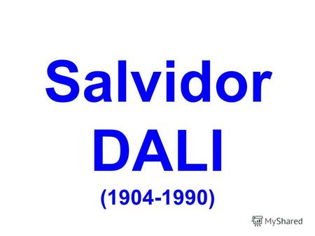 Salvidor DALI (1904-1990) Self-portrait with the neck of Raphael.