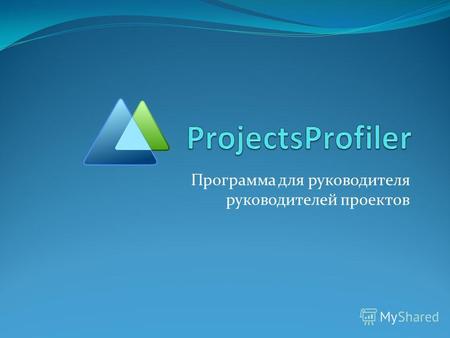 Программа для руководителя руководителей проектов.