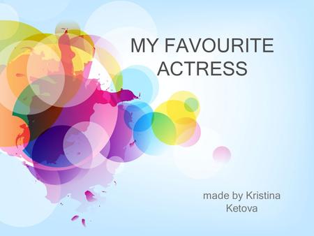 MY FAVOURITE ACTRESS made by Kristina Ketova. Natalie Portman is an American actress and the Academy Award for Best Actress winner. Her biography includes.